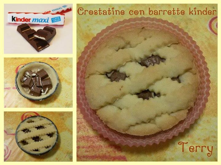 Ricetta Crostatine Con Barrette Kinder