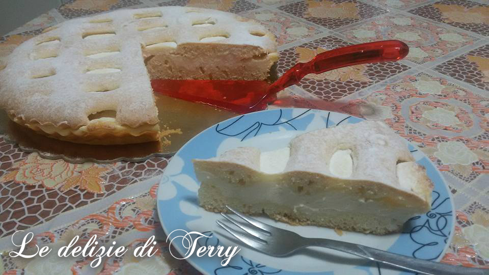 Ricetta crostata di frolla montata con cuore di ricotta