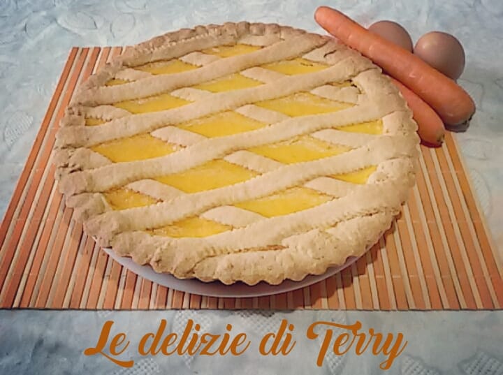 Ricetta crostata di ricotta e carote